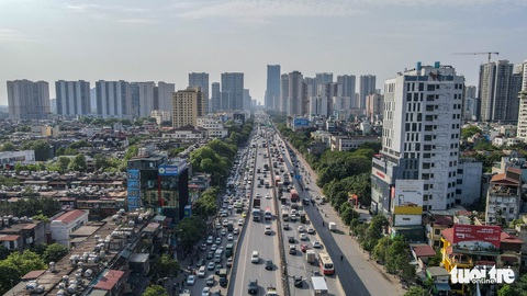Ngày cuối cùng kỳ nghỉ lễ, cửa ngõ Hà Nội thoáng đãng, vành đai 3 ùn ứ kéo dài - Ảnh 1. Ngày cuối cùng kỳ nghỉ lễ, cửa ngõ Hà Nội thoáng đãng, vành đai 3 ùn ứ kéo dài - Ảnh 1.