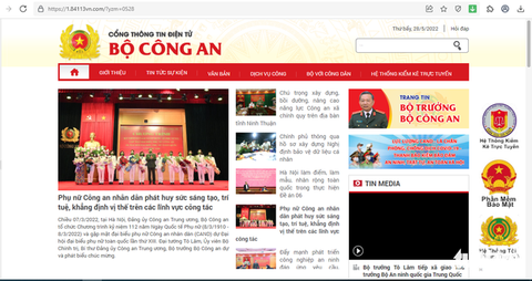 CẢNH BÁO: Lừa đảo dọa dân với web Bộ Công an cùng lệnh bắt tạm giam như thật - Ảnh 1. CẢNH BÁO: Lừa đảo dọa dân với web Bộ Công an cùng lệnh bắt tạm giam như thật - Ảnh 1.