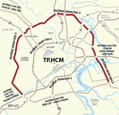 Vành đai 3 TP.HCM - xung lực phát triển cho cả vùng - Ảnh 4. Vành đai 3 TP.HCM - xung lực phát triển cho cả vùng - Ảnh 4.