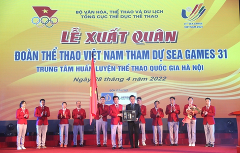 Herbalife Nutrition đồng hành cùng Lễ Xuất Quân của Đoàn Thể Thao Việt Nam dự SEA Games 31 - Ảnh 1. Herbalife Nutrition đồng hành cùng Lễ Xuất Quân của Đoàn Thể Thao Việt Nam dự SEA Games 31 - Ảnh 1.
