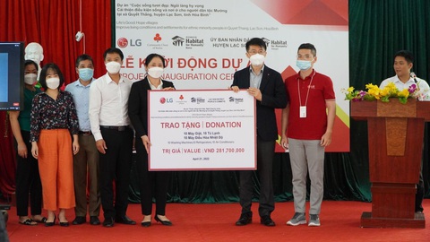 LG Electronics và Habitat for Humanity Vietnam khởi động dự án ‘Ngôi làng hy vọng’ năm 2022 - Ảnh 1. LG Electronics và Habitat for Humanity Vietnam khởi động dự án ‘Ngôi làng hy vọng’ năm 2022 - Ảnh 1.