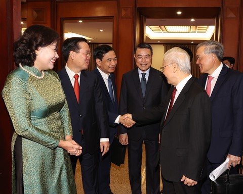 Khai mạc Hội nghị lần thứ năm Ban Chấp hành Trung ương Đảng khóa XIII - Ảnh 5. Khai mạc Hội nghị lần thứ năm Ban Chấp hành Trung ương Đảng khóa XIII - Ảnh 5.