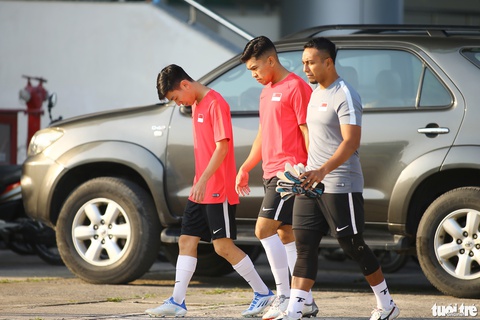 U23 Thái Lan thoải mái trước giờ đấu SEA Games 31 - Ảnh 6. U23 Thái Lan thoải mái trước giờ đấu SEA Games 31 - Ảnh 6.