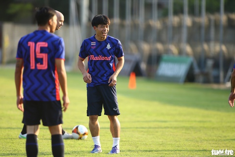 U23 Thái Lan thoải mái trước giờ đấu SEA Games 31 - Ảnh 4. U23 Thái Lan thoải mái trước giờ đấu SEA Games 31 - Ảnh 4.