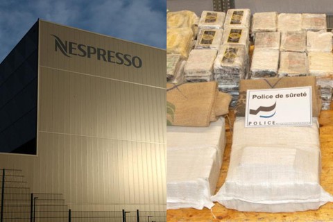 Nhà máy cà phê Nespresso bất ngờ phát hiện hơn 500kg cocaine - Ảnh 1. Nhà máy cà phê Nespresso bất ngờ phát hiện hơn 500kg cocaine - Ảnh 1.