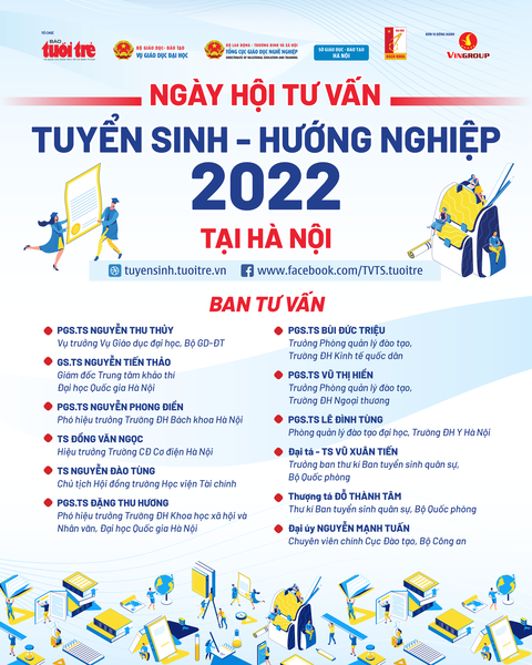 Hàng ngàn thí sinh đến với Ngày hội tư vấn tuyển sinh tại Hà Nội - Ảnh 16. Hàng ngàn thí sinh đến với Ngày hội tư vấn tuyển sinh tại Hà Nội - Ảnh 16.
