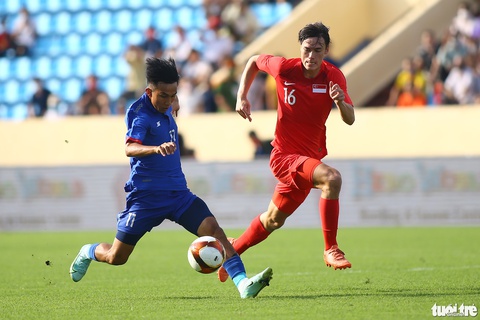 Những hình ảnh trận đấu U23 Lào - U23 Singapore - Ảnh 6. Những hình ảnh trận đấu U23 Lào - U23 Singapore - Ảnh 6.