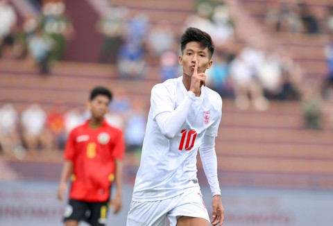 U23 Myanmar thắng kịch tính Timor Leste nhờ bàn thắng phút bù giờ - Ảnh 4. U23 Myanmar thắng kịch tính Timor Leste nhờ bàn thắng phút bù giờ - Ảnh 4.
