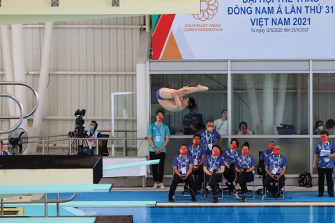 Nhảy cầu giúp Việt Nam giành thêm 1 huy chương bạc ở SEA Games 31 - Ảnh 5. Nhảy cầu giúp Việt Nam giành thêm 1 huy chương bạc ở SEA Games 31 - Ảnh 5.