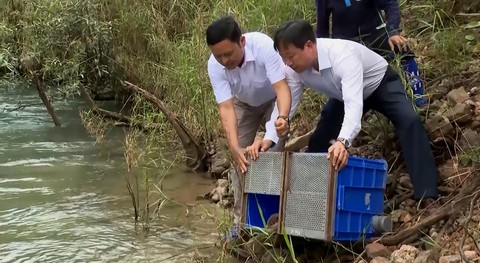 Đưa động vật hoang dã từ Hà Nội về thả tại Vườn quốc gia Phong Nha - Kẻ Bàng - Ảnh 1. Đưa động vật hoang dã từ Hà Nội về thả tại Vườn quốc gia Phong Nha - Kẻ Bàng - Ảnh 1.