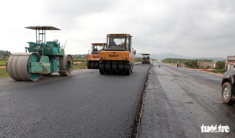 Cao tốc Mai Sơn - quốc lộ 45 chạy nước rút để hoàn thành vào tháng 12-2022 - Ảnh 7. Cao tốc Mai Sơn - quốc lộ 45 chạy nước rút để hoàn thành vào tháng 12-2022 - Ảnh 7.