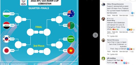 Cổ động viên châu Á kêu gọi U23 Việt Nam Hãy tái lập kỳ tích năm 2018 - Ảnh 1. Cổ động viên châu Á kêu gọi U23 Việt Nam Hãy tái lập kỳ tích năm 2018 - Ảnh 1.