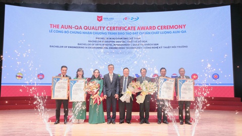 Đại học Văn Lang có 4 chương trình đào tạo đạt chuẩn chất lượng AUN-QA - Ảnh 2. Đại học Văn Lang có 4 chương trình đào tạo đạt chuẩn chất lượng AUN-QA - Ảnh 2.