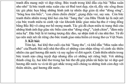 Gợi ý bài làm môn văn lớp 10 TP.HCM - Ảnh 8. Gợi ý bài làm môn văn lớp 10 TP.HCM - Ảnh 8.