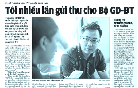 Vụ lộ đề môn Sinh kỳ thi tốt nghiệp THPT: Bộ ơi, thà một lần đau! - Ảnh 1. Vụ lộ đề môn Sinh kỳ thi tốt nghiệp THPT: Bộ ơi, thà một lần đau! - Ảnh 1.