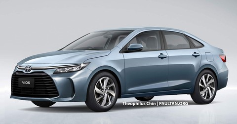 Phác họa Toyota Vios đời mới sắp ra mắt: Sedan B trong hình hài Corolla Altis - Ảnh 1. Phác họa Toyota Vios đời mới sắp ra mắt: Sedan B trong hình hài Corolla Altis - Ảnh 1.