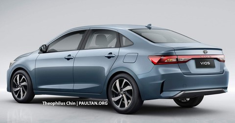 Phác họa Toyota Vios đời mới sắp ra mắt: Sedan B trong hình hài Corolla Altis - Ảnh 2. Phác họa Toyota Vios đời mới sắp ra mắt: Sedan B trong hình hài Corolla Altis - Ảnh 2.