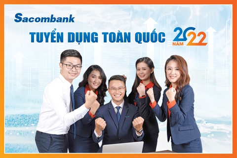 Phục vụ 10 triệu khách hàng, Sacombank tuyển dụng thêm nhân sự - Ảnh 1. Phục vụ 10 triệu khách hàng, Sacombank tuyển dụng thêm nhân sự - Ảnh 1.
