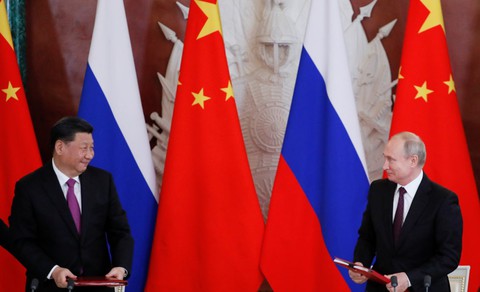 Chủ tịch Trung Quốc Tập Cận Bình và Tổng thống Nga Vladimir Putin điện đàm - Ảnh 1. Chủ tịch Trung Quốc Tập Cận Bình và Tổng thống Nga Vladimir Putin điện đàm - Ảnh 1.