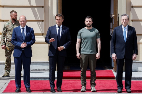 Ông Macron cùng lãnh đạo Đức, Ý đến Ukraine, Điện Kremlin nói gì? - Ảnh 7. Ông Macron cùng lãnh đạo Đức, Ý đến Ukraine, Điện Kremlin nói gì? - Ảnh 7.