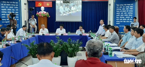 Thanh tra Chính phủ đối thoại với 20 hộ dân Thủ Thiêm - Ảnh 1. Thanh tra Chính phủ đối thoại với 20 hộ dân Thủ Thiêm - Ảnh 1.