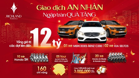 Ưu đãi hàng chục tỉ đồng của dự án Richland Residence - Ảnh 1. Ưu đãi hàng chục tỉ đồng của dự án Richland Residence - Ảnh 1.
