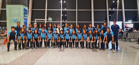 Đội tuyển U18 nữ Việt Nam tập huấn tại Nhật Bản - Ảnh 1. Đội tuyển U18 nữ Việt Nam tập huấn tại Nhật Bản - Ảnh 1.