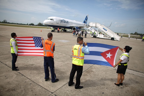 Mỹ bỏ một số hạn chế đối với chuyến bay đến Cuba - Ảnh 1. Mỹ bỏ một số hạn chế đối với chuyến bay đến Cuba - Ảnh 1.
