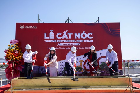 iSchool Ninh Thuận mở rộng quy mô, cất nóc giai đoạn 2 - Ảnh 1. iSchool Ninh Thuận mở rộng quy mô, cất nóc giai đoạn 2 - Ảnh 1.