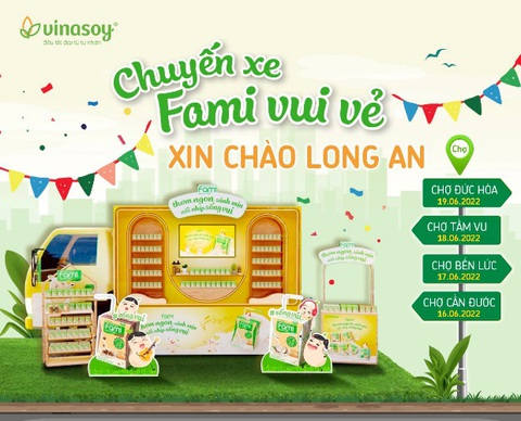 Chuyến xe Fami vui vẻ khởi động hành trình đầu tiên tại tỉnh Long An - Ảnh 1. Chuyến xe Fami vui vẻ khởi động hành trình đầu tiên tại tỉnh Long An - Ảnh 1.