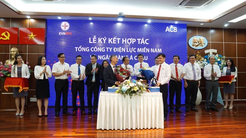 EVNSPC hợp tác với ACB đa dạng kênh thanh toán - Ảnh 1. EVNSPC hợp tác với ACB đa dạng kênh thanh toán - Ảnh 1.