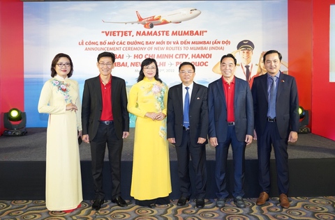 Vietjet mở đường bay TP.HCM - Hà Nội đến Mumbai - Ảnh 2. Vietjet mở đường bay TP.HCM - Hà Nội đến Mumbai - Ảnh 2.
