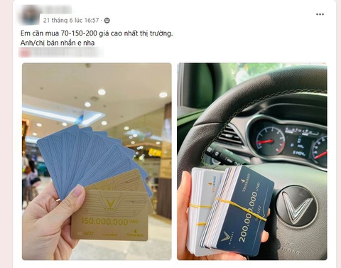 Dân buôn rủ nhau ‘bắt đáy’ voucher mua xe VinFast chờ tăng giá - Ảnh 1. Dân buôn rủ nhau ‘bắt đáy’ voucher mua xe VinFast chờ tăng giá - Ảnh 1.