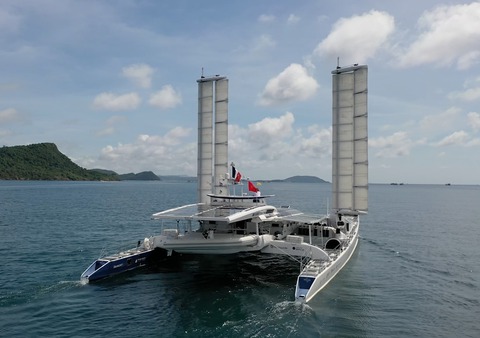 Tàu Pháp đi vòng quanh Trái đất không cần nhiên liệu đến TP.HCM - Ảnh 1. Tàu Pháp đi vòng quanh Trái đất không cần nhiên liệu đến TP.HCM - Ảnh 1.