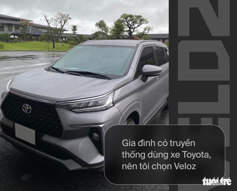 Từng mua 4 chiếc Toyota, chủ nhà hàng Huế chốt Veloz dù giá kèm lạc - Ảnh 1. Từng mua 4 chiếc Toyota, chủ nhà hàng Huế chốt Veloz dù giá kèm lạc - Ảnh 1.