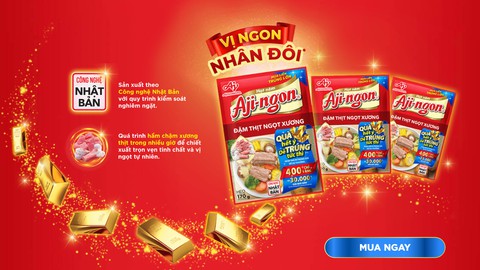 ‘Săn’ hơn 400 chỉ vàng và nhiều quà tặng khi mở túi Aji-ngon® - Ảnh 4. ‘Săn’ hơn 400 chỉ vàng và nhiều quà tặng khi mở túi Aji-ngon® - Ảnh 4.
