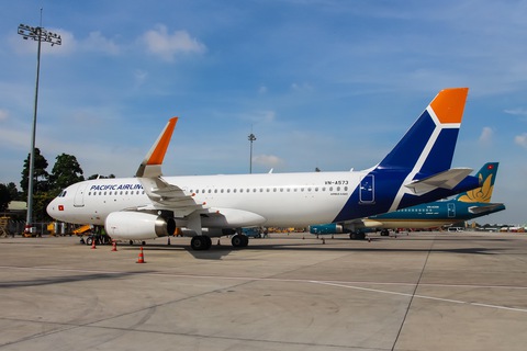 Máy bay của Pacific Airlines - Ảnh: CÔNG TRUNG Máy bay của Pacific Airlines - Ảnh: CÔNG TRUNG