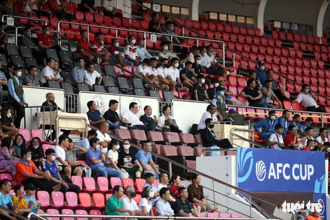 Sân Thống Nhất đìu hiu ngày Viettel đá mở màn AFC Cup 2022 - Ảnh 2. Sân Thống Nhất đìu hiu ngày Viettel đá mở màn AFC Cup 2022 - Ảnh 2.