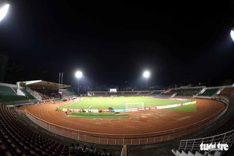 Sân Thống Nhất đìu hiu ngày Viettel đá mở màn AFC Cup 2022 - Ảnh 1. Sân Thống Nhất đìu hiu ngày Viettel đá mở màn AFC Cup 2022 - Ảnh 1.