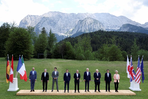 G7 khai mạc hội nghị thượng đỉnh giữa xung đột Nga - Ukraine - Ảnh 1. G7 khai mạc hội nghị thượng đỉnh giữa xung đột Nga - Ukraine - Ảnh 1.