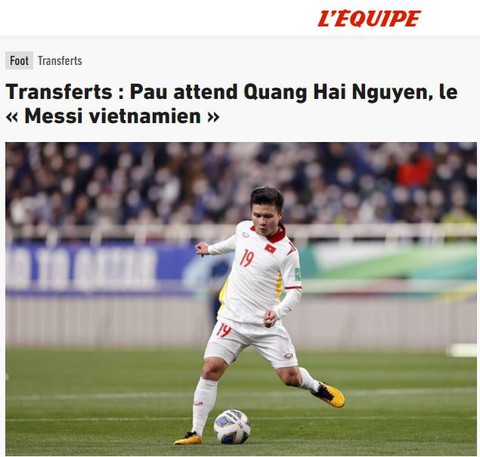 Báo Pháp: Messi Việt Nam sẽ ký hợp đồng với Pau FC - Ảnh 1. Báo Pháp: Messi Việt Nam sẽ ký hợp đồng với Pau FC - Ảnh 1.