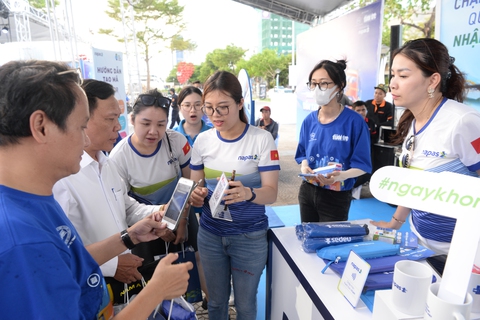 Ngày hội không tiền mặt khuấy động giới trẻ Đà Nẵng - Ảnh 1. Ngày hội không tiền mặt khuấy động giới trẻ Đà Nẵng - Ảnh 1.