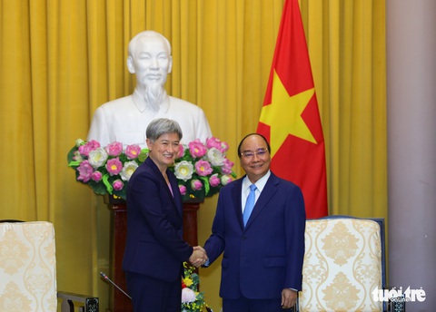 Ngoại trưởng Úc: Thật tuyệt vời khi ở Việt Nam - Ảnh 1. Ngoại trưởng Úc: Thật tuyệt vời khi ở Việt Nam - Ảnh 1.