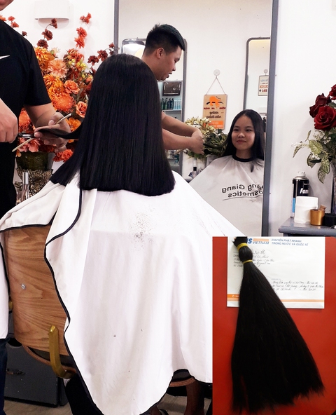 Nuôi tóc tặng những chiến binh K - Ảnh 1. Nuôi tóc tặng những chiến binh K - Ảnh 1.