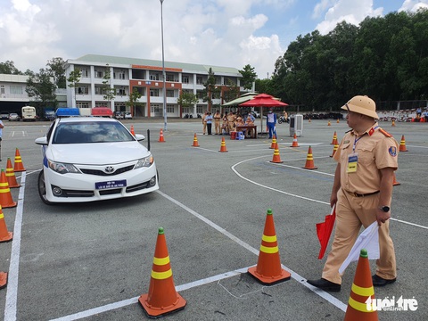 Cục CSGT và công an 63 địa phương tham gia Hội thi lái xe giỏi và an toàn - Ảnh 5. Cục CSGT và công an 63 địa phương tham gia Hội thi lái xe giỏi và an toàn - Ảnh 5.