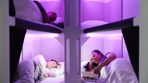 Tương lai khoang giường nằm giá rẻ phổ biến trên máy bay - Ảnh 1. Tương lai khoang giường nằm giá rẻ phổ biến trên máy bay - Ảnh 1.