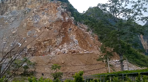 Sập mỏ đá ở Hà Giang, 2 công nhân tử vong - Ảnh 1. Sập mỏ đá ở Hà Giang, 2 công nhân tử vong - Ảnh 1.