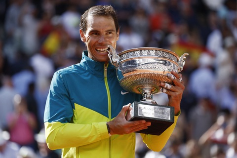 Rafael Nadal có chức vô địch Grand Slam thứ 22 - Ảnh 2. Rafael Nadal có chức vô địch Grand Slam thứ 22 - Ảnh 2.