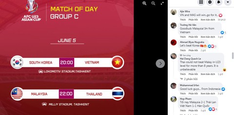 Cổ động viên châu Á: Hy vọng U23 Việt Nam sẽ gây sốc trước Hàn Quốc - Ảnh 1. Cổ động viên châu Á: Hy vọng U23 Việt Nam sẽ gây sốc trước Hàn Quốc - Ảnh 1.