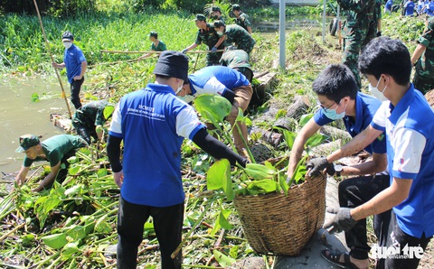3.000 chiến sĩ tình nguyện dự lễ xuất quân Hè tình nguyện 2022 - Ảnh 3. 3.000 chiến sĩ tình nguyện dự lễ xuất quân Hè tình nguyện 2022 - Ảnh 3.